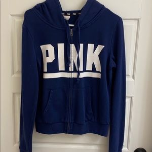 PINK zip up hoodie